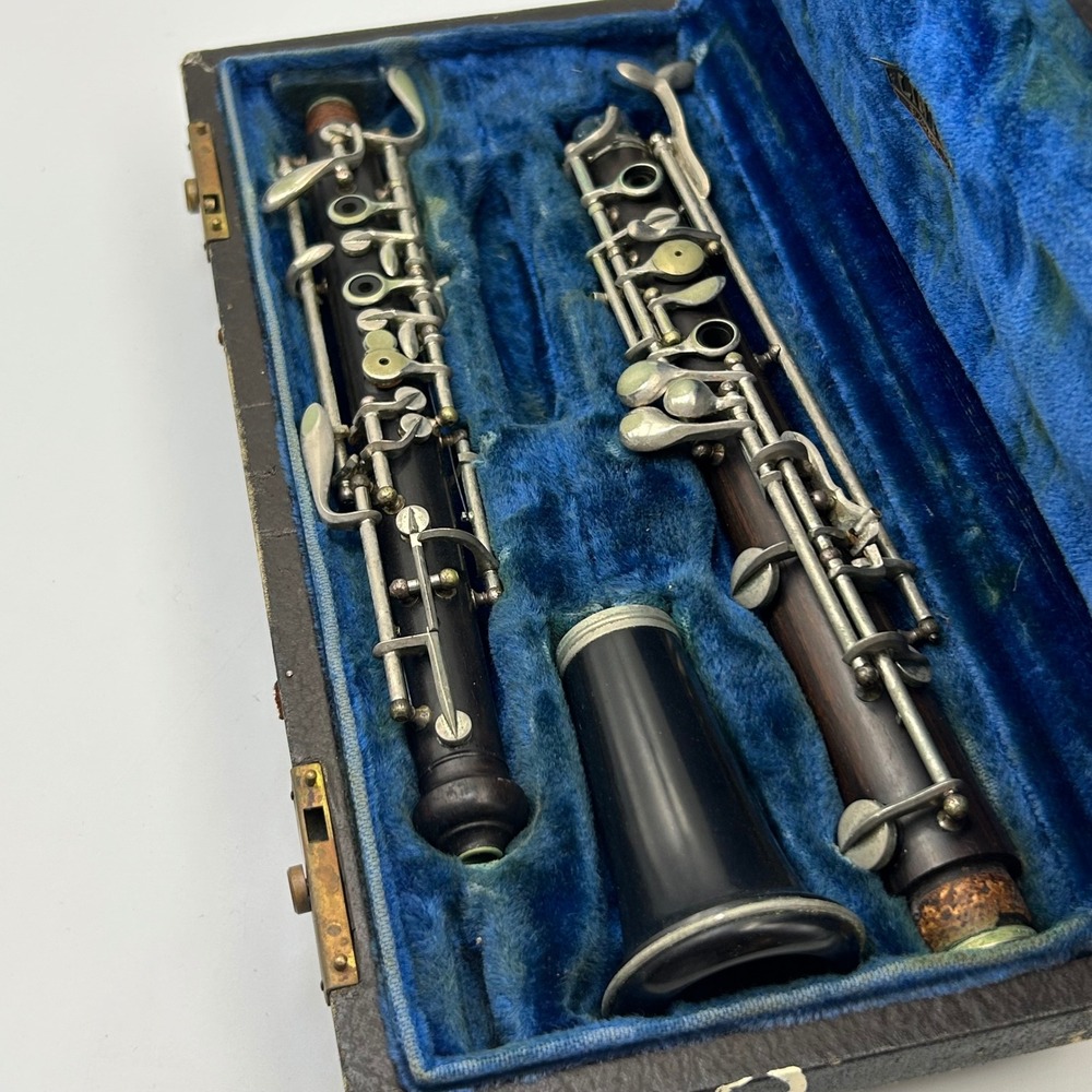 Vintage Linton Elkhart USA Oboe Serial VS7498 - Solid Wood Body, NO CRACKS